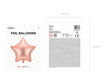 Picture of FOIL BALLOON STAR SATIN ROSE GOLD 18 INCH